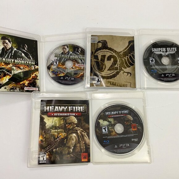 Heavy Fire Afghanistan / Sniper Elite V2 / Ace Combat Assault Horizon PS3 Games - Picture 2 of 11
